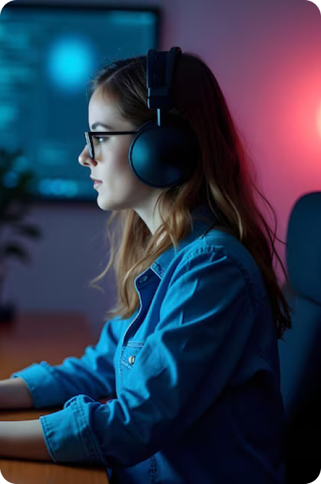Developer working